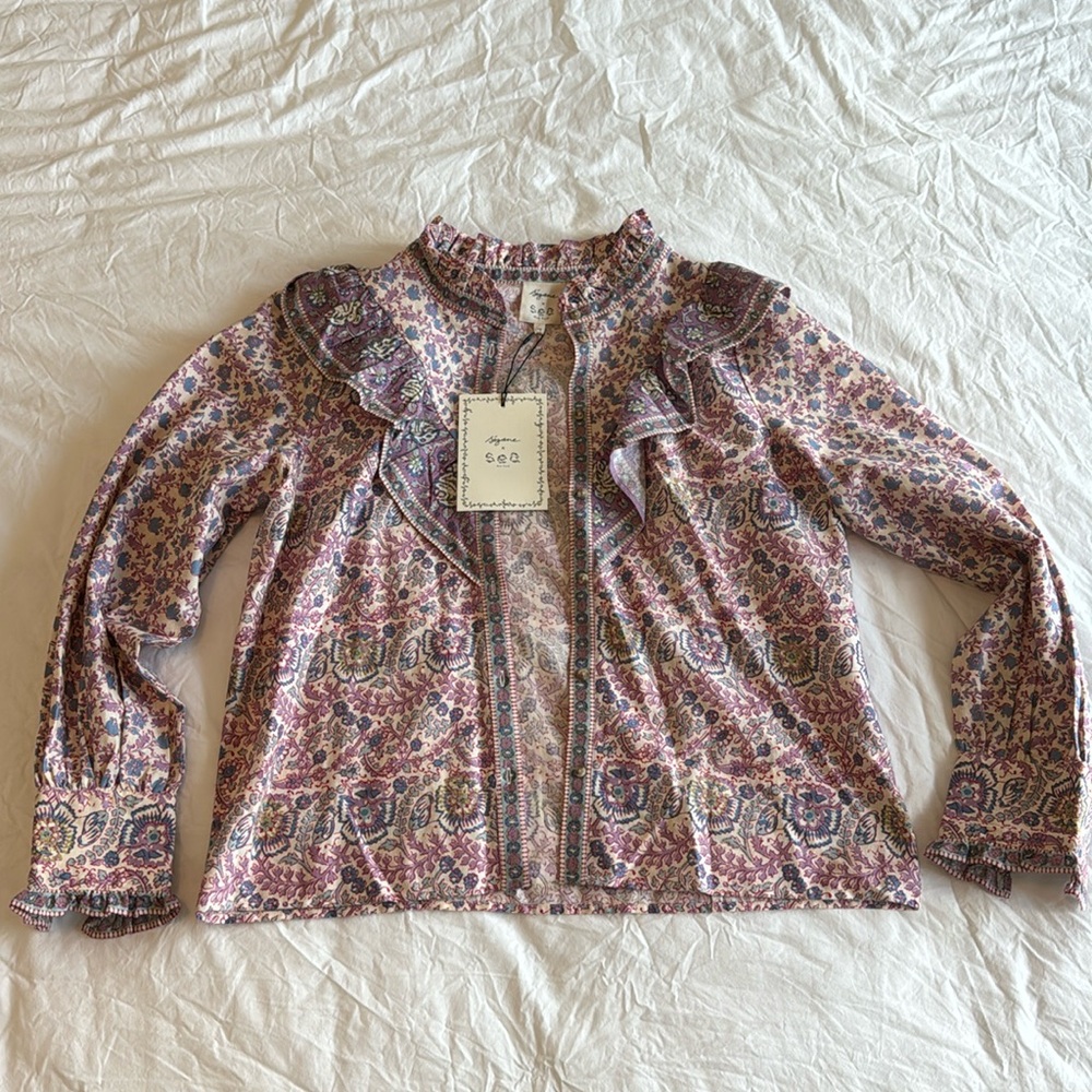 ✨Sezane x SEA Gala Chemise Emilia